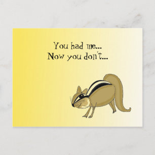 Funny Break Up Postcard