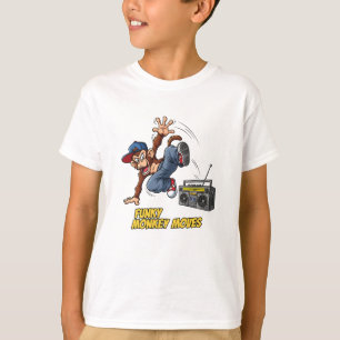 Funny Breakdance Monkey Hip-Hop Dance  T-Shirt