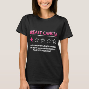Funny Breast Cancer Awareness One Star T-Shirt