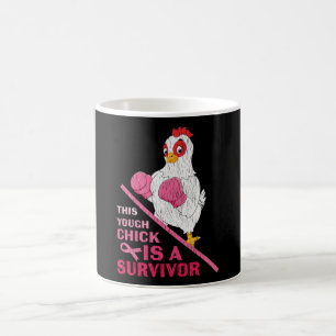 Funny Breast Cancer Warrior Survivor Girl Women Coffee Mug