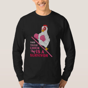 Funny Breast Cancer Warrior Survivor Girl Women T-Shirt