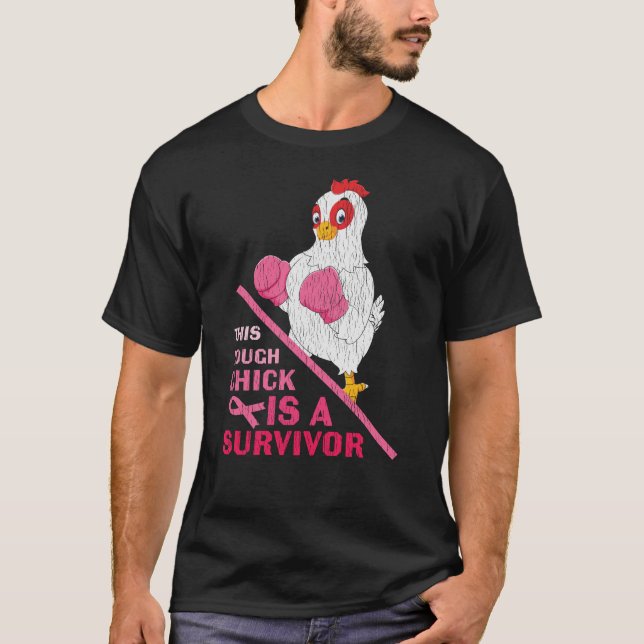 Funny Breast Cancer Warrior Survivor Girl Women T-Shirt (Front)