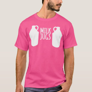 Funny Breastfeeding Milk Jugs Support T-Shirt