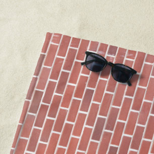 Funny Brick Wall Beach Towel