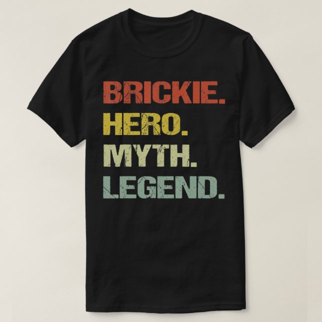 Funny brickie bricklayer  T-Shirt (Design Front)