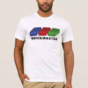 Funny Brickmaster - vector pop art T-Shirt