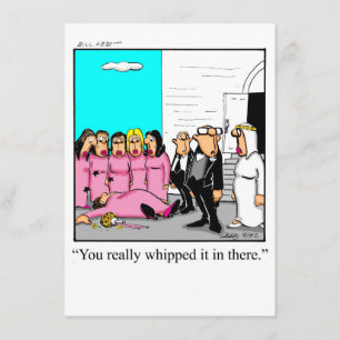Funny Bridal Shower Humour Invitation