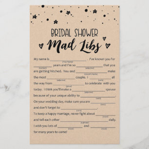 Funny Bridal Shower or Hen Party game