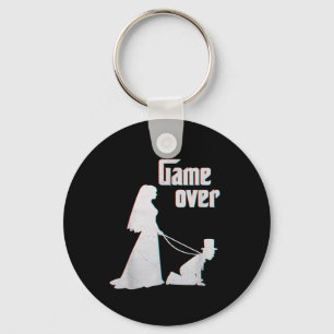 Funny Bride Groom Wedding Bachelor Bachelorette Ga Key Ring
