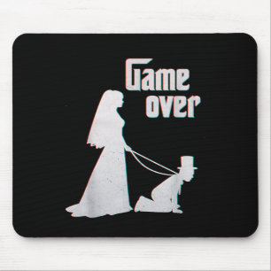 Funny Bride Groom Wedding Bachelor Bachelorette Ga Mouse Mat