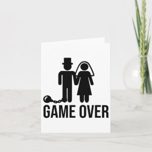 Funny Bride Groom Wedding Bachelor Bachelorette Pa Card