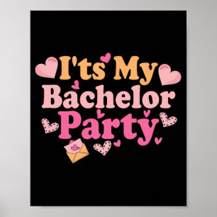Funny Bride Groom Wedding Bachelor Bachelorette Pa Poster