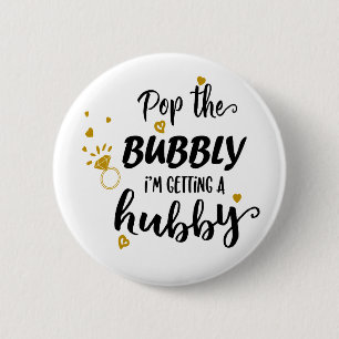 Funny Bride Mrs Wedding Bridal Shower Engagement 6 Cm Round Badge