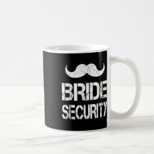 Funny Bride Security Kids Wedding Party Bacheloret Coffee Mug