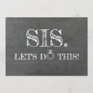 Funny Bridesmaid / Maid of Honour Proposal Invitation