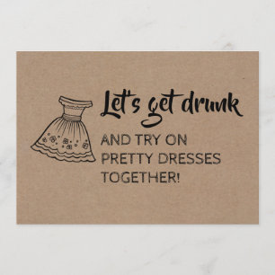 Funny Bridesmaid / Maid of Honour Proposal Invitation