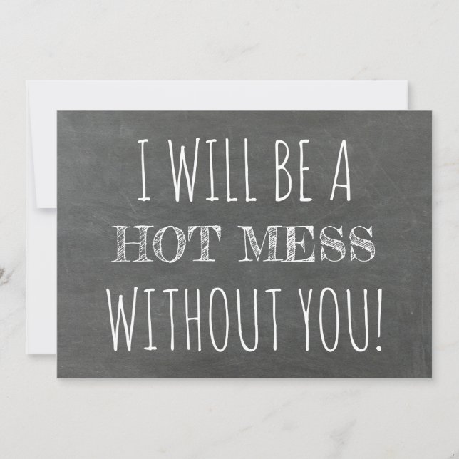 Funny Bridesmaid / Maid of Honour Proposal Invitation (Front)