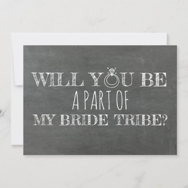 Funny Bridesmaid / Maid of Honour Proposal Invitation (Front)