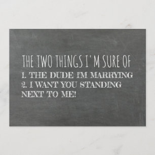 Funny Bridesmaid / Maid of Honour Proposal Invitation