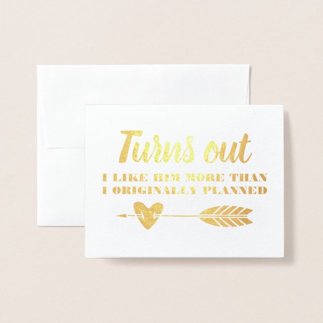 Funny Bridesmaid or Maid of Honour Foil Card (Front With Envelope)
