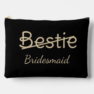 Funny Bridesmaids Sister Maid of honour proposal  Accessory Pouch