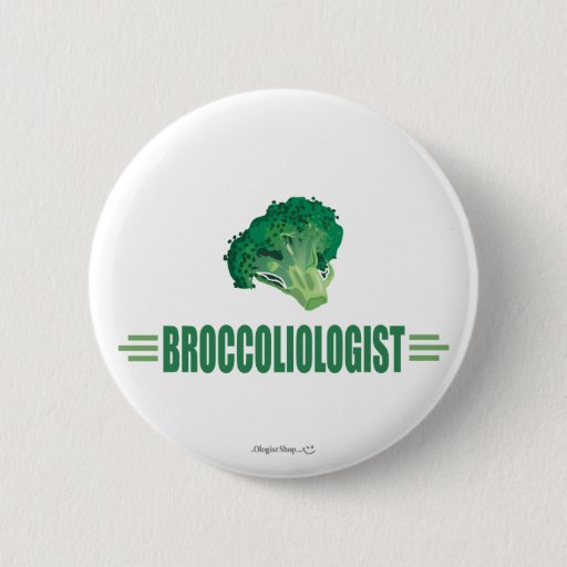 Image of Funny Broccoli 6 Cm Round Badge