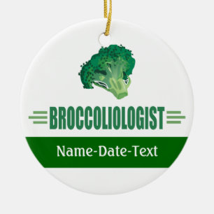 Funny Broccoli Ceramic Tree Decoration