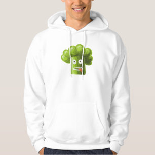 Funny Broccoli Crazy Vegan Vegetarian Hoodie