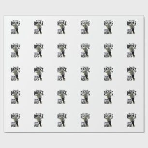 Funny Broke But Rich Vibes Vintage Dog Shirt Desig Wrapping Paper