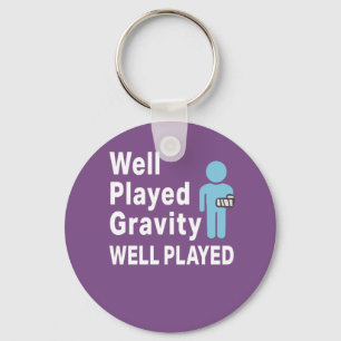 Funny Broken Arm Well Played Gravity Gift Design Key Ring