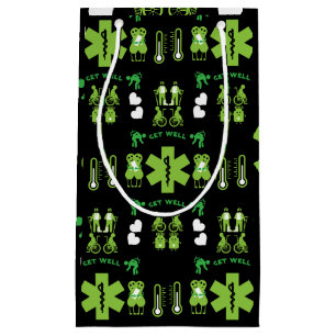 Funny Broken Leg Get Wel Small Gift Bag