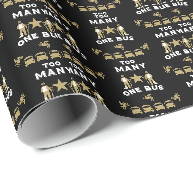 Funny Broken Leg Get Wel Wrapping Paper (Roll Corner)