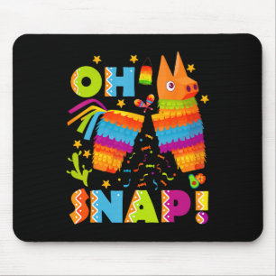 Funny Broken Pinata Oh Snap Cinco De Mayo Mexican Mouse Mat