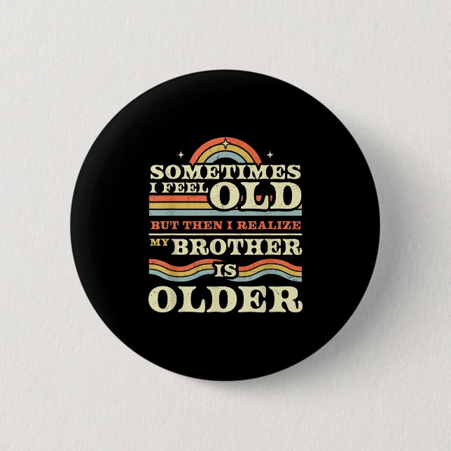 Funny Brother &amp; Sister Sibling Tees &amp; More 6 Cm Round Badge (Front)