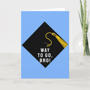 Funny Brother Graduation Card