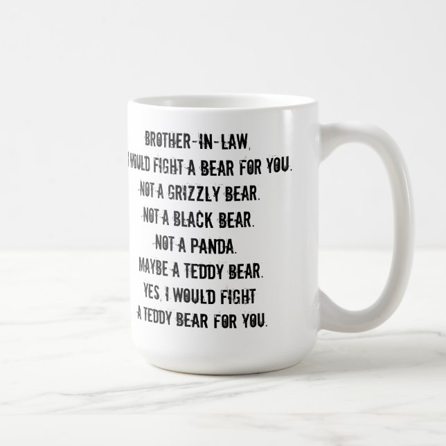 Funny Brother-In-Law Gift Mug (Right)