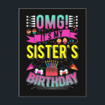 Funny Brother Sister's Birthday Party Postcard<br><div class="desc">Funny Brother Sister's Birthday Party. Sister Birthday Celebration.</div>