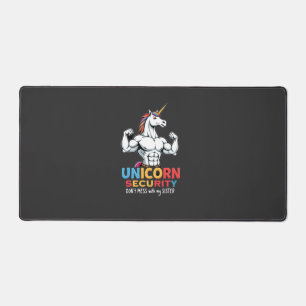 Funny Brother Unicorn Security Dont Mess With My S Desk Mat