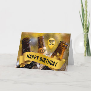 Funny Brother's Birthday Bucket of Beer Card