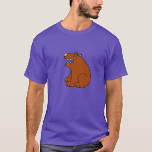 Funny Brown Bear Art Shirt