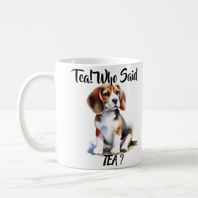 Funny Browns Tea and BEAGLE Coffee Mug (Left)