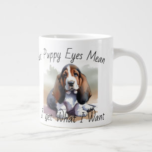 FUNNY Browns White PUPPY Watercolor Speciality Mug