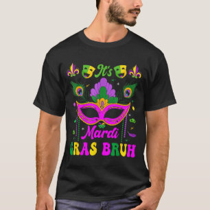 Funny Bruh Mardi Gras Boys Kids T-Shirt