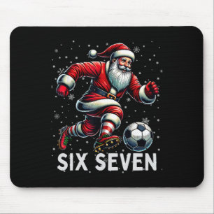 Funny Bruh Soccer Santa 67 Meme Christmas Xmas Paj Mouse Mat