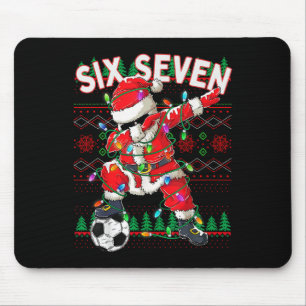 Funny Bruh Soccer Santa 67 Meme Christmas Xmas Paj Mouse Mat
