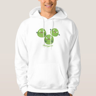 Funny Brussels sprouts vegetables cartoon Hoodie