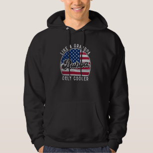 Funny Bubba Like a Grandpa Only Cooler US American Hoodie