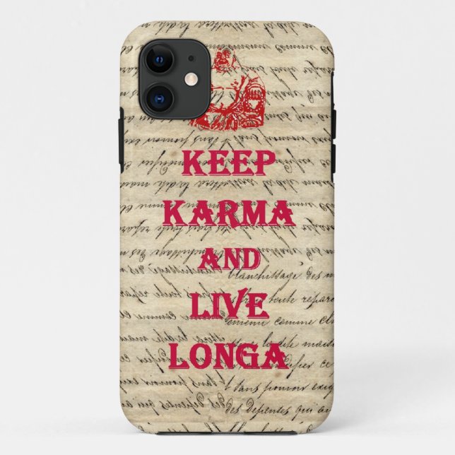 Funny Buddha saying Case-Mate iPhone Case (Back)