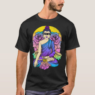 Funny Buddha Zen AF Yoga Buddhism Retro Vintage Va T-Shirt