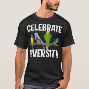 Funny Budgie Parrot Gift Men Women Cool T-Shirt